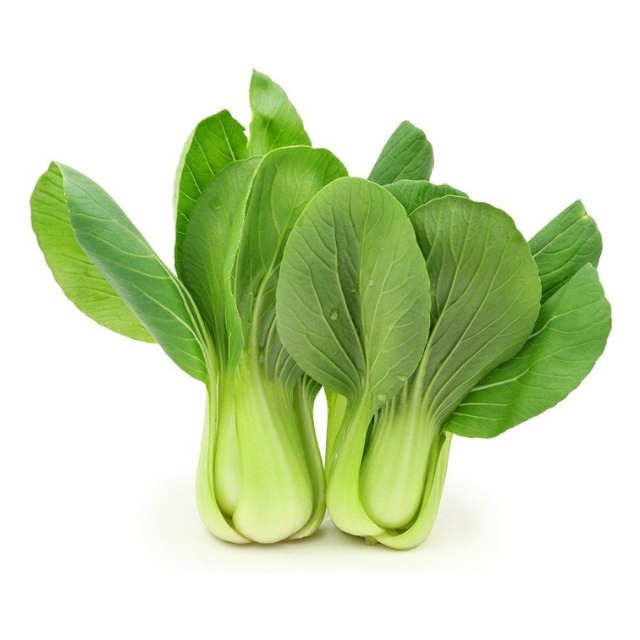 Shanghai Bok Choy de Produce First — Tallo bulboso verde claro con hoja ovalada verde