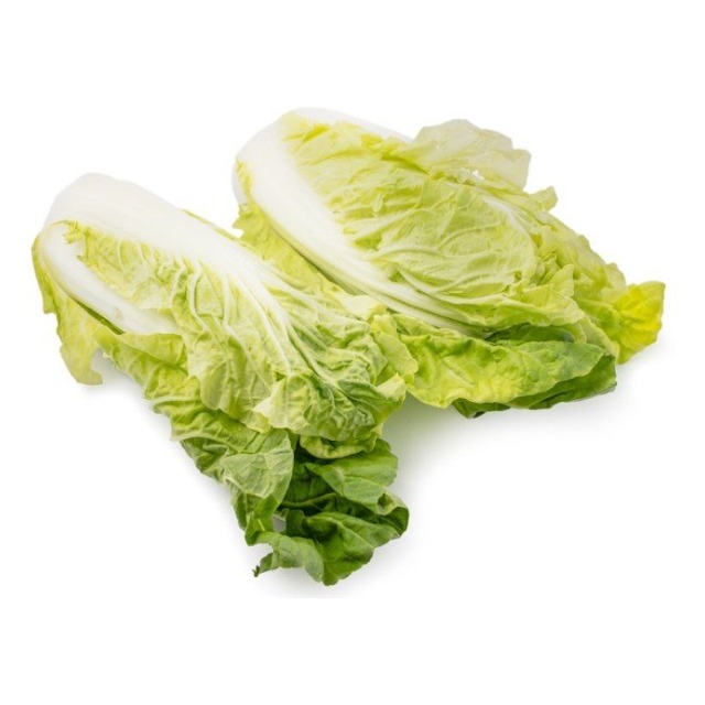 Sweet Bok Choy from Produce First — Pale, tender bok choy with a broad cream-white base and light green loose leaves